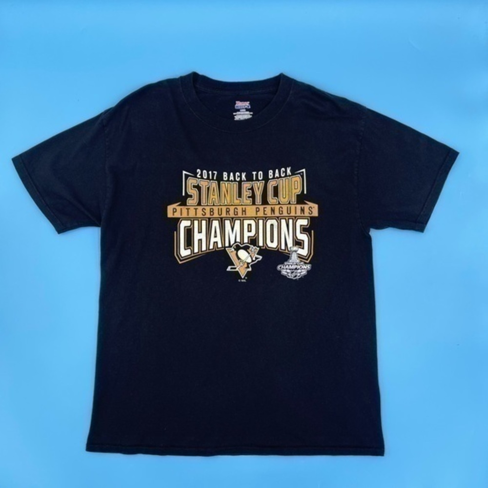 NHL Stanley Cup Pittsburgh Penguins Champions Graphic T-Shirt